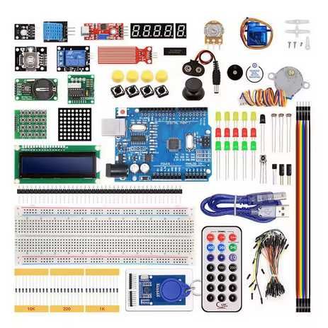 ПРОМОЦИЯ!!! Arduino UNO R3 Кит Премиум Версия + Подарък