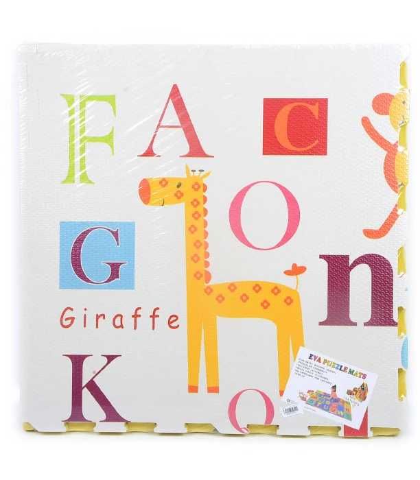 Мек антибактериален Пъзел с големи елементи 4 бр,120 cm