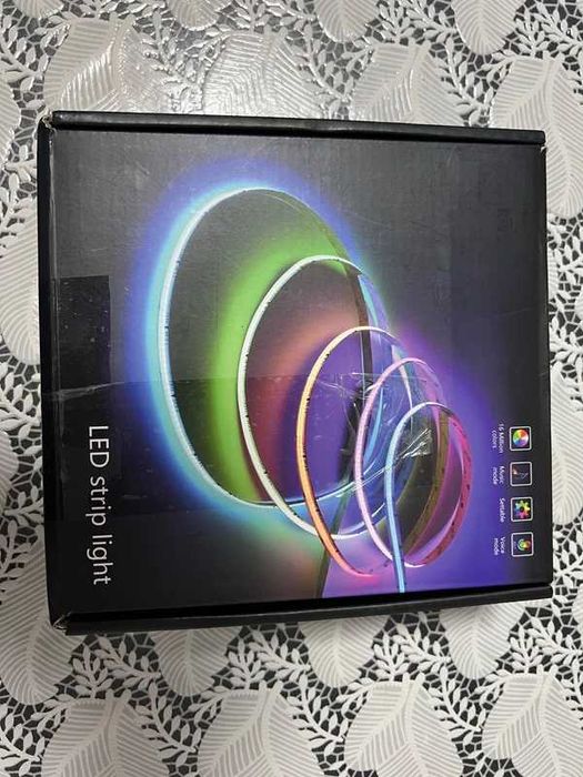 Bandă LED Neon RGBIC 10M – Smart, Flexibilă, Control Aplicație