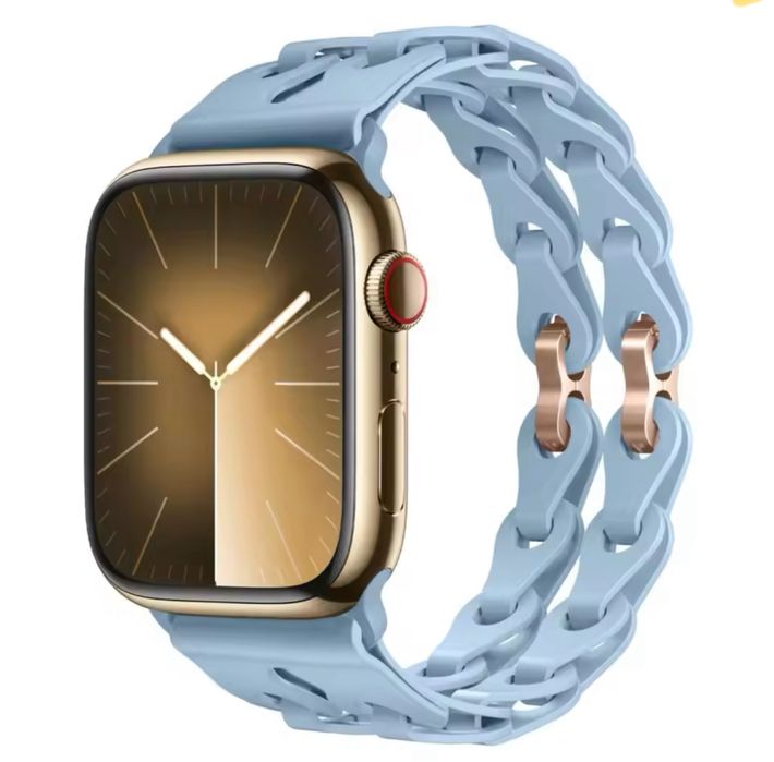 Curea Bratara Silicon Double Ceas Apple Iphone Husa Folie