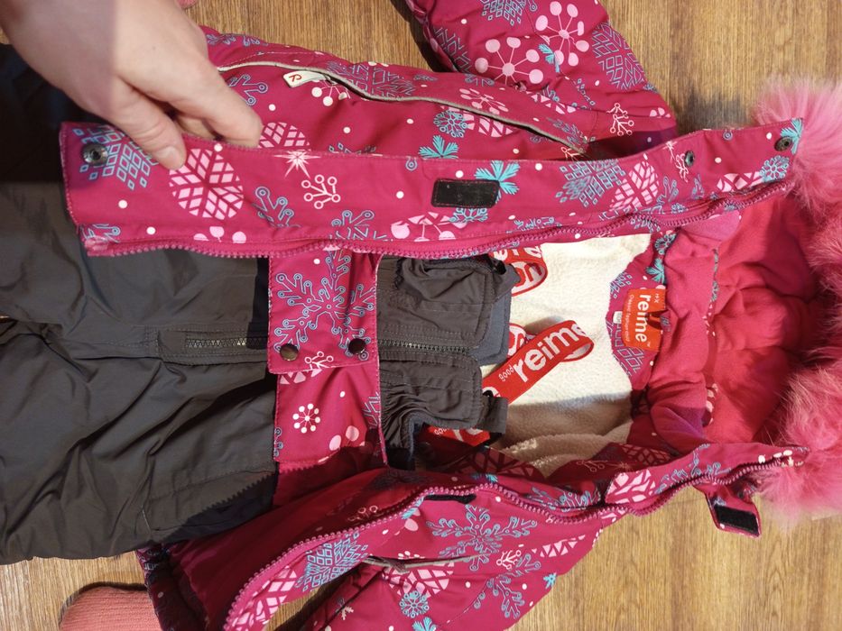 Зимний костюм на девочку