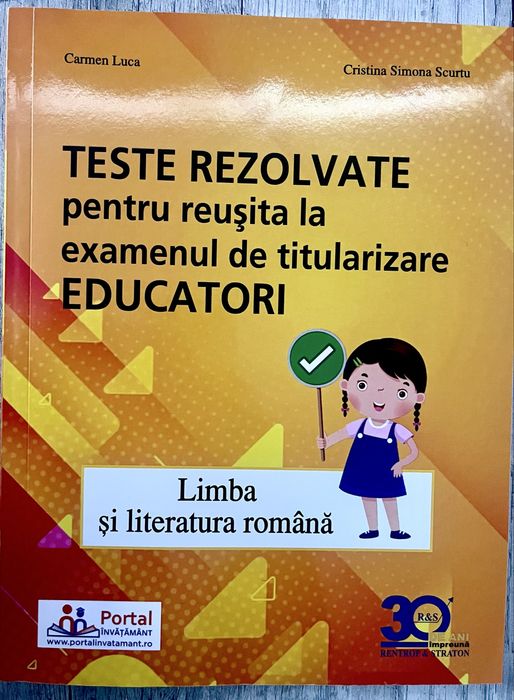Teste rezolvate pentru examenul de titularizare