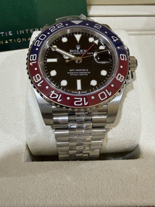 Rolex GMT-MASTER II 40 mm PEPSI 126710BLRO лучшее качество VSF