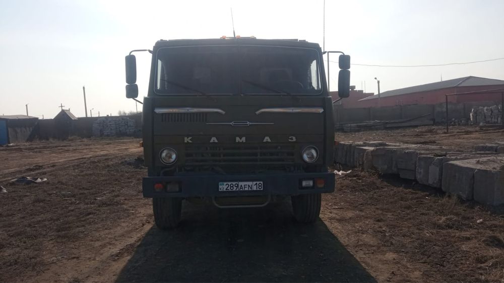 Камаз восьмерка, бортовой с прицепом