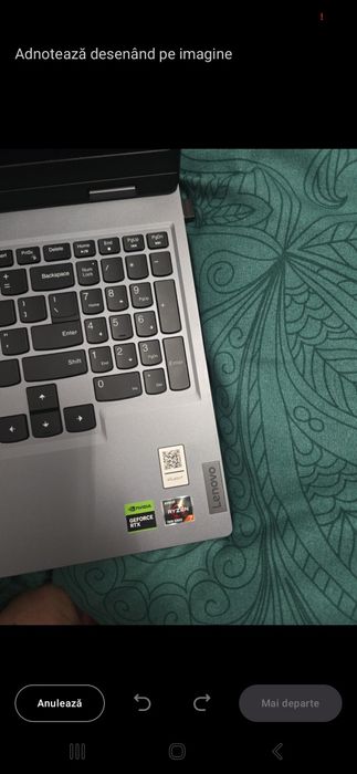 Laptop Gaming Lenovo LOQ 15ARP9 – Ryzen 7, RTX, Garanție Activă