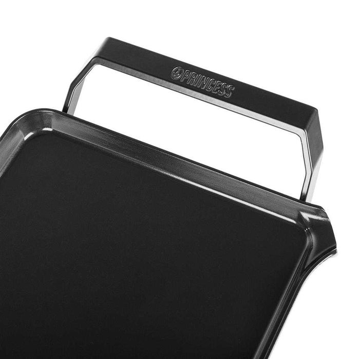 Grill electric Princess Table Chef Premium XL, 2500 W, Suprafata ceramica antiaderenta, Termostat reglabil, Aluminiu, Suprafata gatire 26x46 cm, Negru