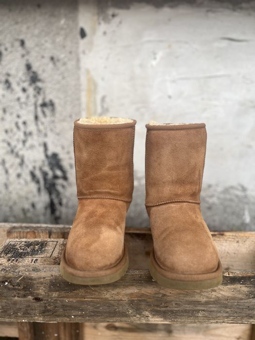 Ugg australia nr 39 piele lână îmblăniți clasici crem hiking outdoor