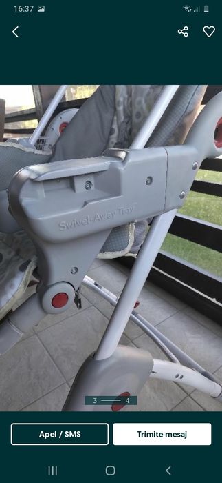 Scaun  pliabil bebe.