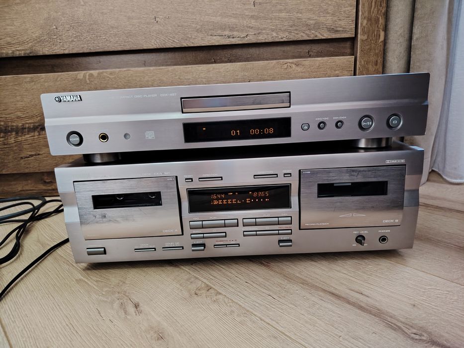 Cd player Yamaha CDX 497/Deck KX W321