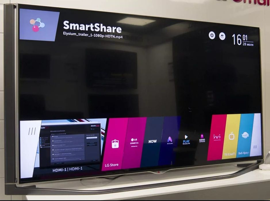 LG 165 см 4К smart tv телевизор