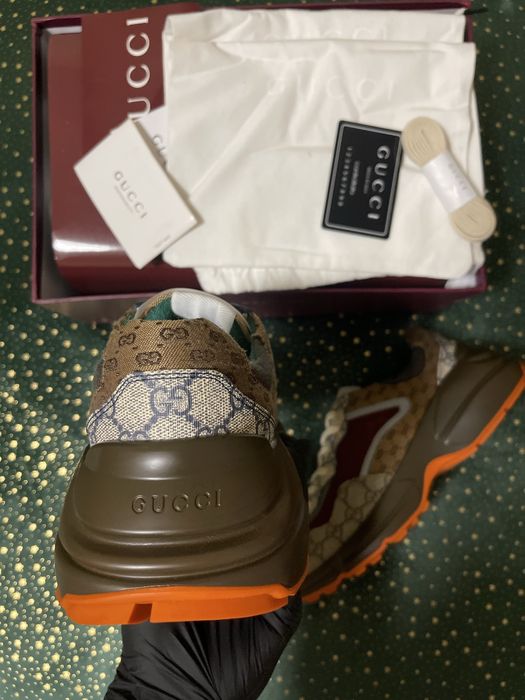 Gucci Rhyton Beige Brick Red
