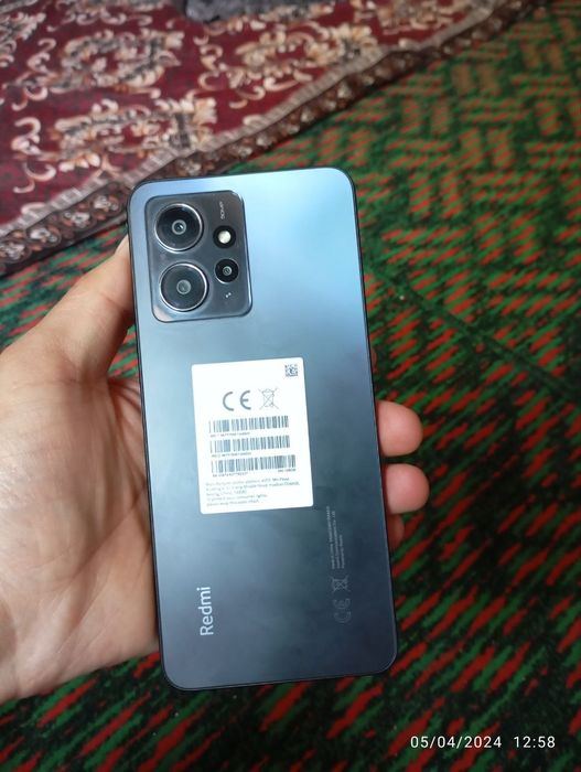 Redmi Note 12  bir qoʻlda ishlatilgan dakiment karopka xammasi bor
