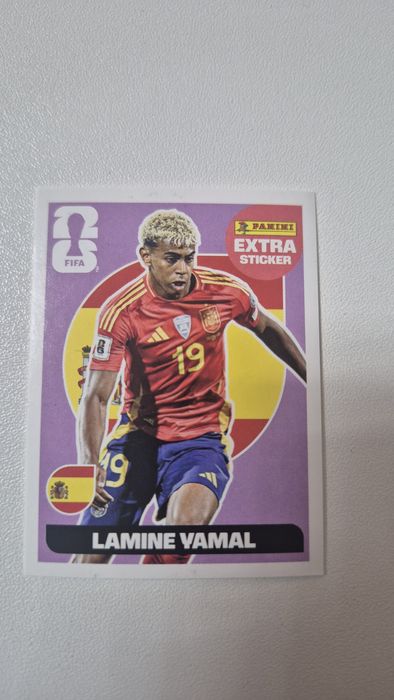 Vand Lamine Yamal Extra Sticker World Cup 2026 Panini