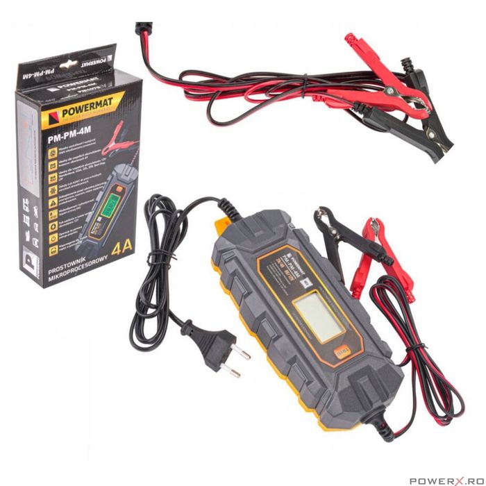 Redresor cu microprocesor, 6/12V 120 Ah, Powermat