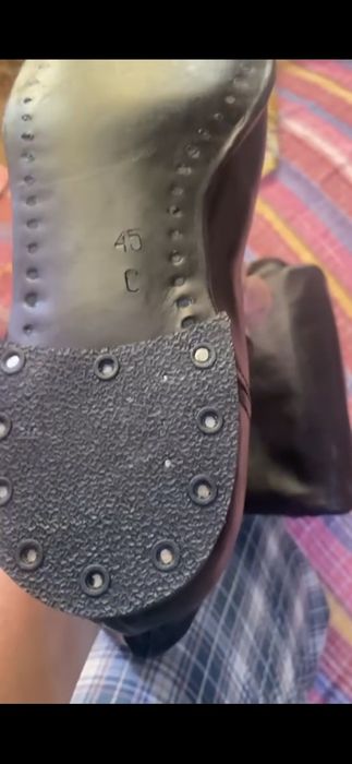 Хромовые офицерские сапоги