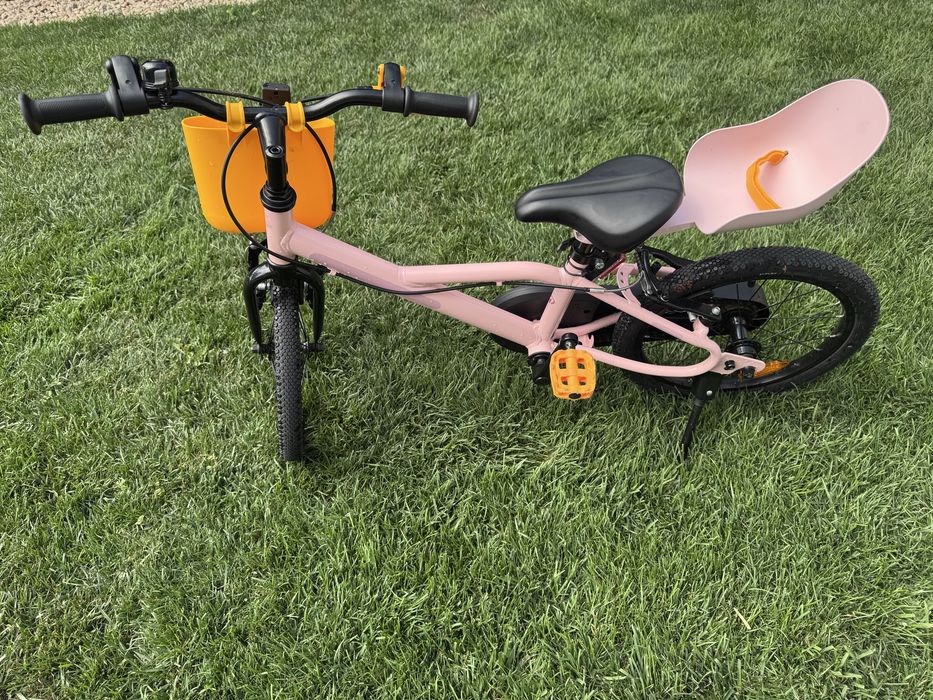Bicicletă copii BTWIN Discover 500, 16”, roz