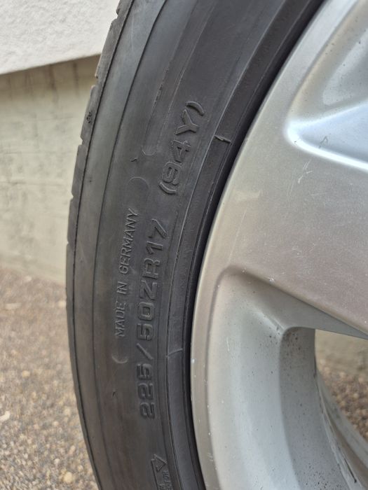 Volvo - aлуминиеви джанти 17 5x108 с гуми Dunlop - 225/50/17