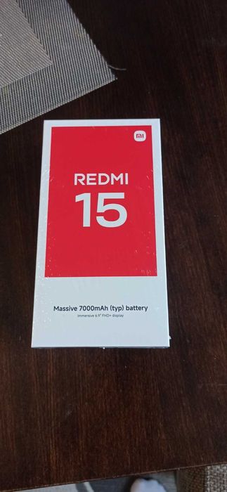Redmi 15 128GB 6GB RAM,7000mAh, 50mp