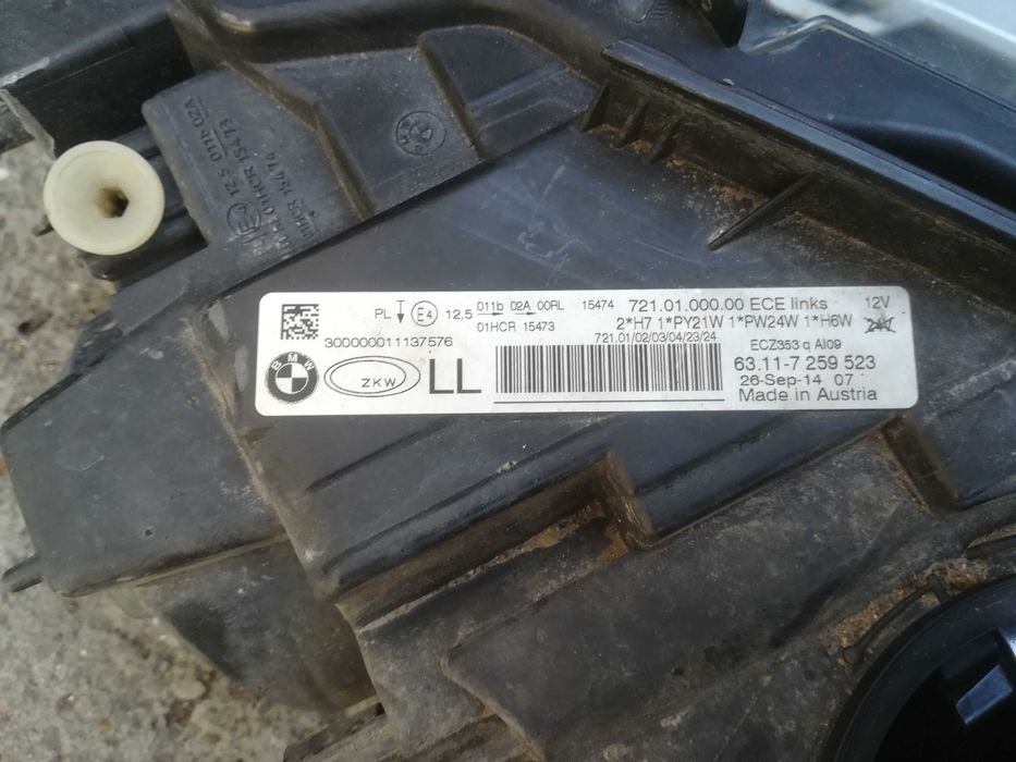 Ляв фар BMW F30 F31 / БМВ Ф30 Ф31 (фарове)