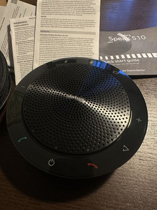 Boxa Bluetooth conferinta JABRA Speak 510, USB 2.0, Skype, negru, NOU