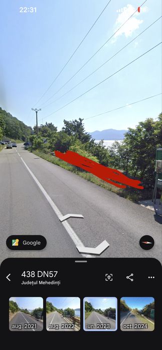 Teren de vanzare in eselnita cu deschidere la dunare