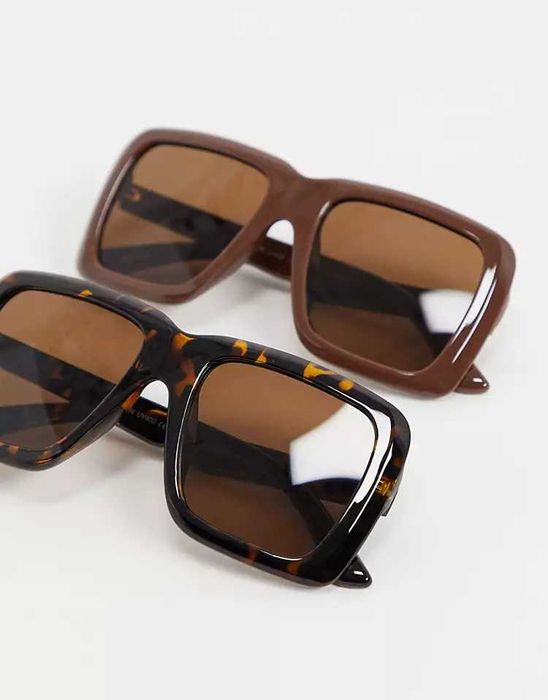 Слънчеви очила кавяво/черно