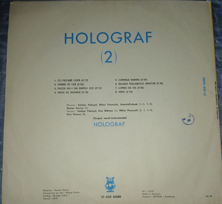 Vinil Iris / II 1984