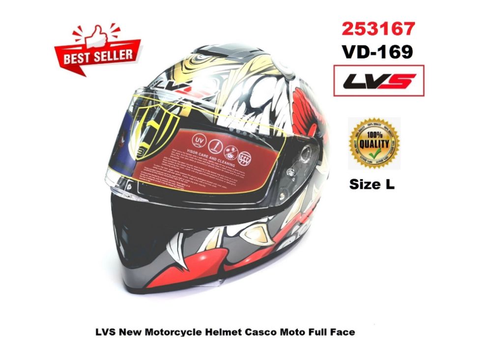 Каска LVS  за мотор