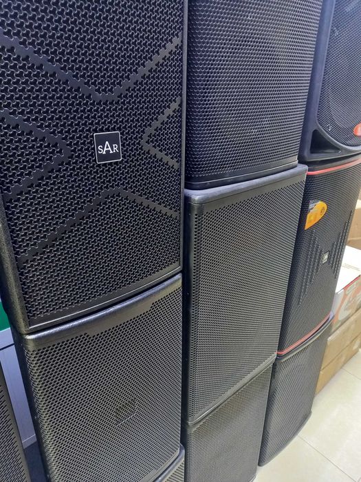 Микшеры Dynacord Yamaha Behringer и колонки 12 15 18 дюймов. Установка