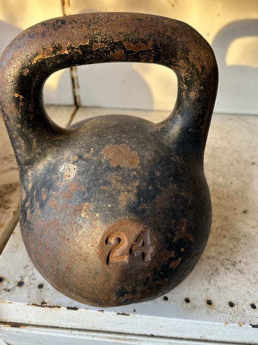 Гиря 24 кг советская