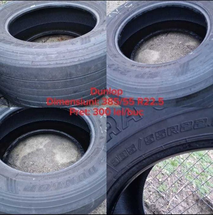 Anvelope camion/tir R22.5 Continental, Pirelli, Dunlop, Michelin