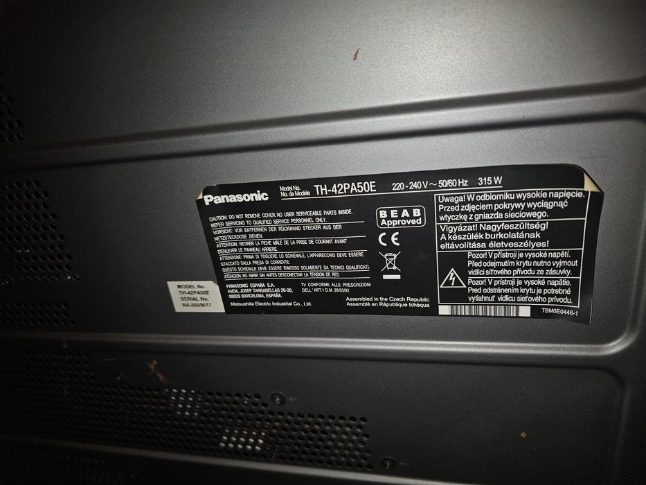 Vând tv panasonic