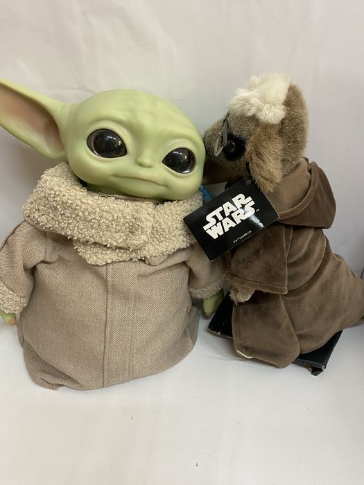 STAR WARS lot 2 jucării din pluș YODA BABY 30 cm