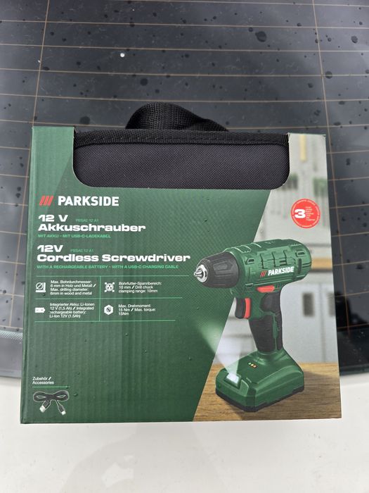 Surubelnita cu acumulator Parkside PBSAE 12 A1, 12 V, cablu incarcare USB C