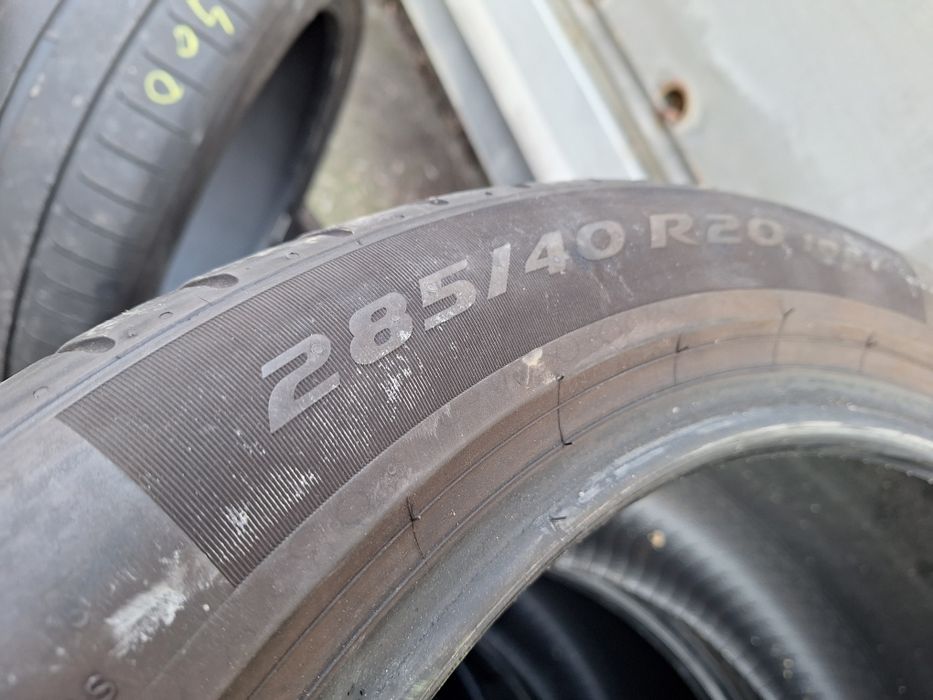 Anvelope Pireli 285/40/20 de vară 4 buc ff bune