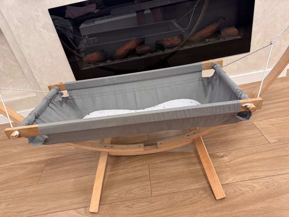 Дървен хамак  с матраче