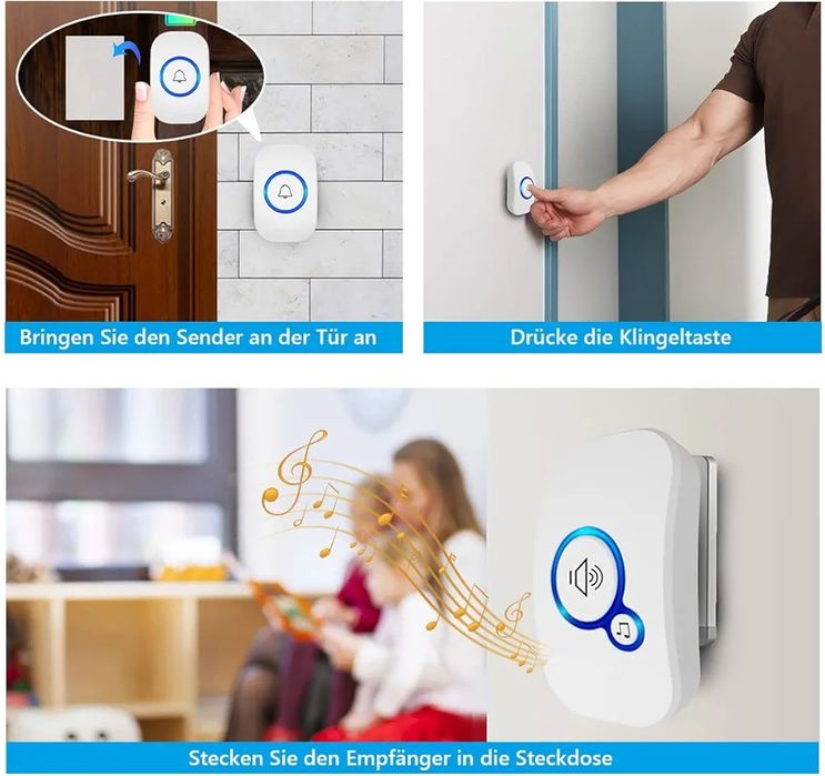 Беспроводной дверной звонок.