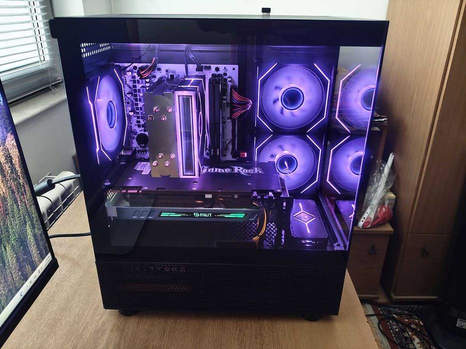 Геймърски компютър, Ryzen 5500, Gtx 1080, 16gb Ram, 960Gb SSD