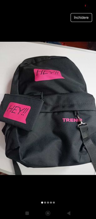 Vând ghiozdan modern și spatios nou