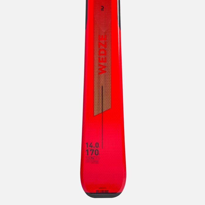 Schiuri cu legături schi alpin Boost 500 - produs resigilat Decathlon