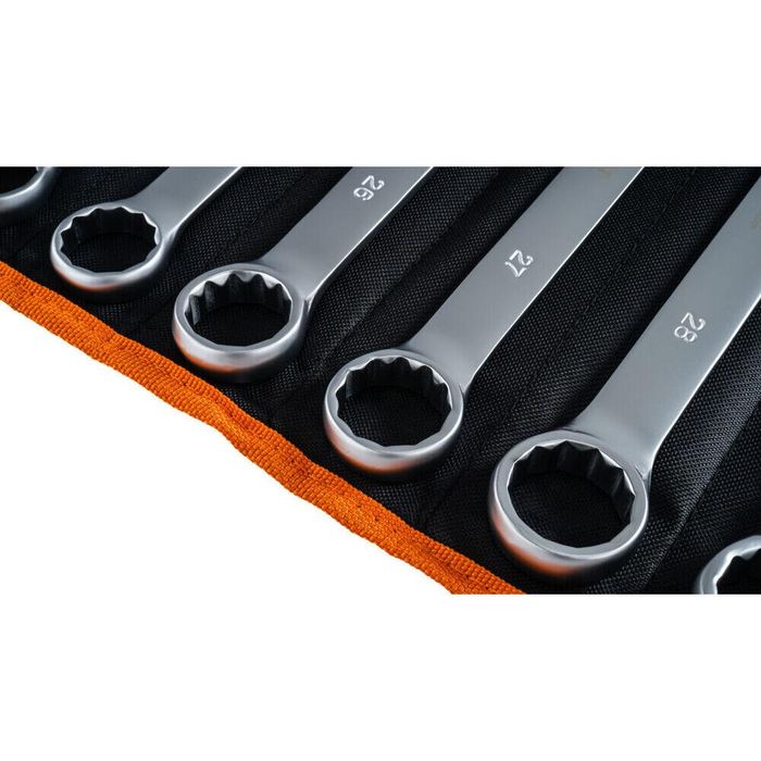 Set chei combinate 6 - 32 mm, 25 piese, husa textila neagra, Powermat