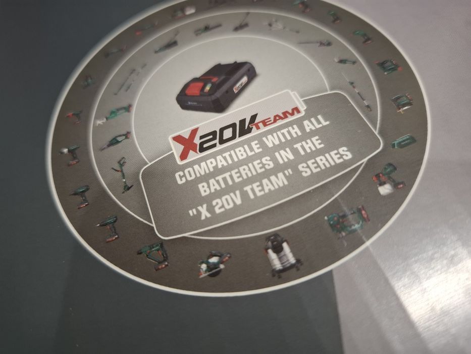 Чисто Нов! Акумулаторен ъглошлайф Parkside  performance 20V Ф125