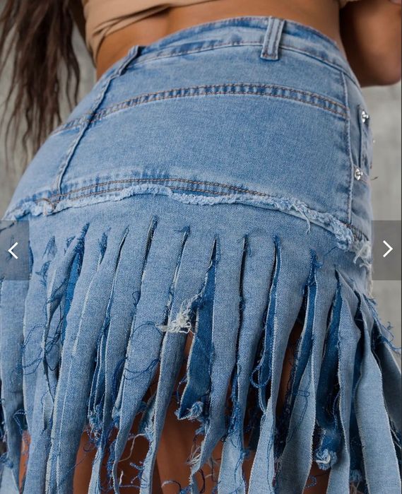 Пола-панталон MAIN CHARACTER, син цвят