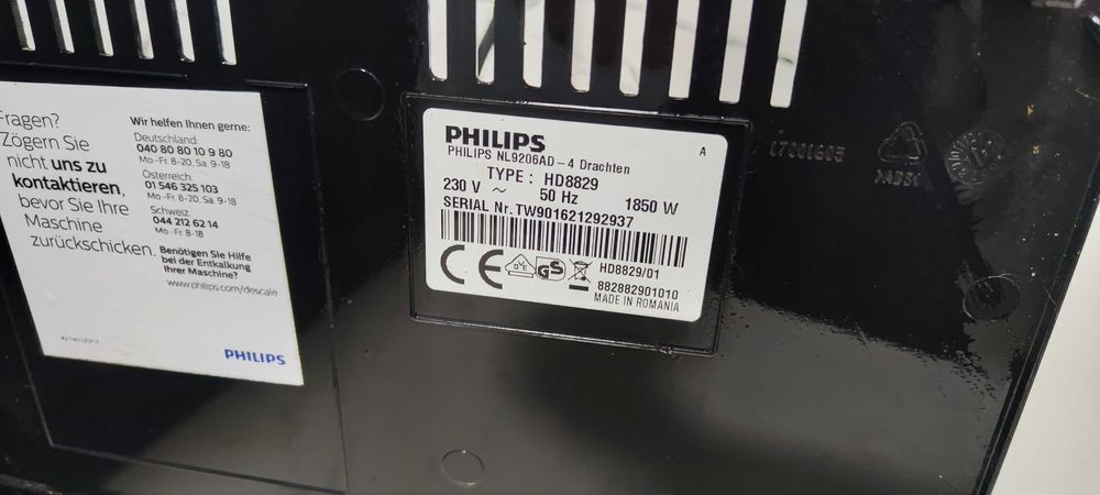 Espressor Automat Philips Saeco Minuto HD8829/01 Aparat cu Cafea Boabe