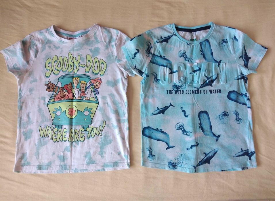 Блузки, суичери, тениски Лего, Марвел, Скуби-Ду, потници 128 и 134/140