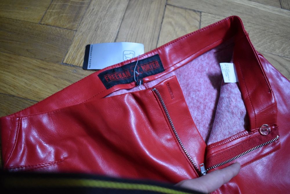 Pantaloni dama piele eco Freeman Porter