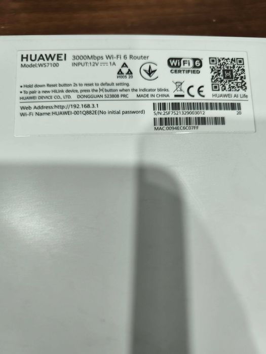 Modem Huawei WiFi AX3