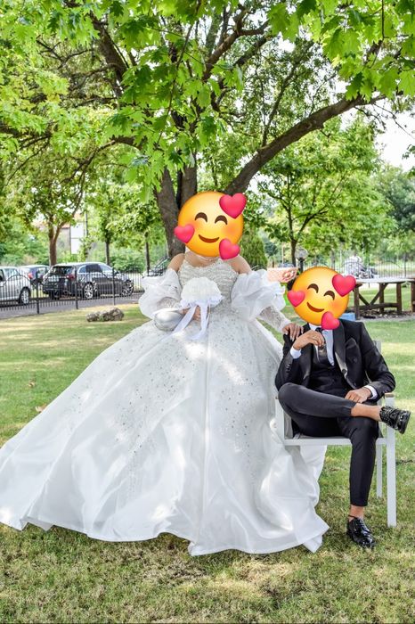 Сватбена рокля  кото нови носена сомо няколко часа