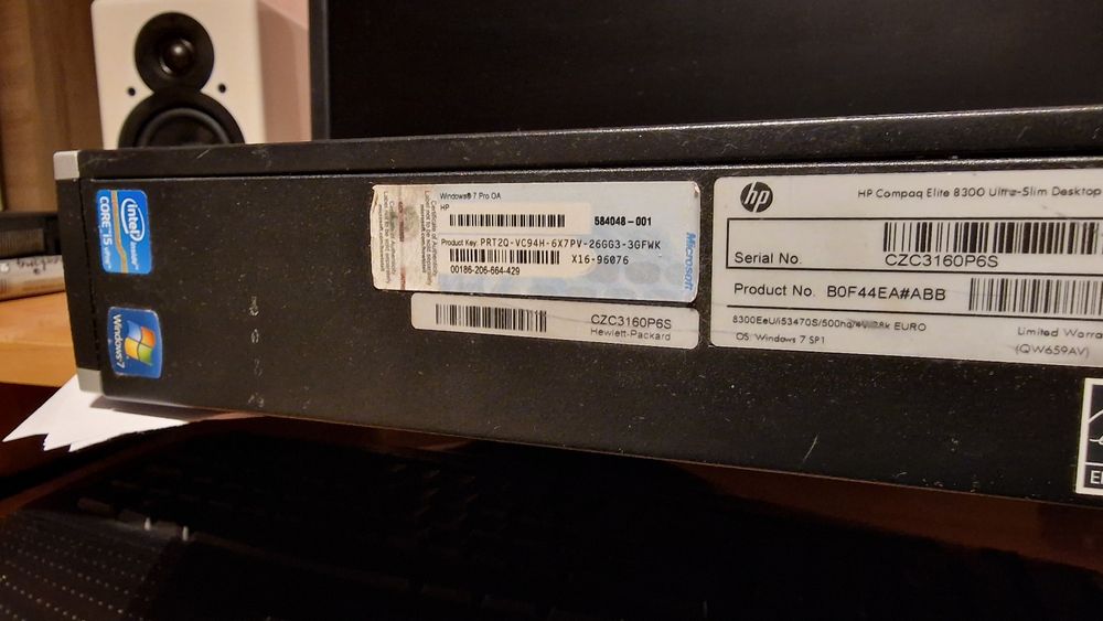 Vând calculator/unitate  hp ultra slim