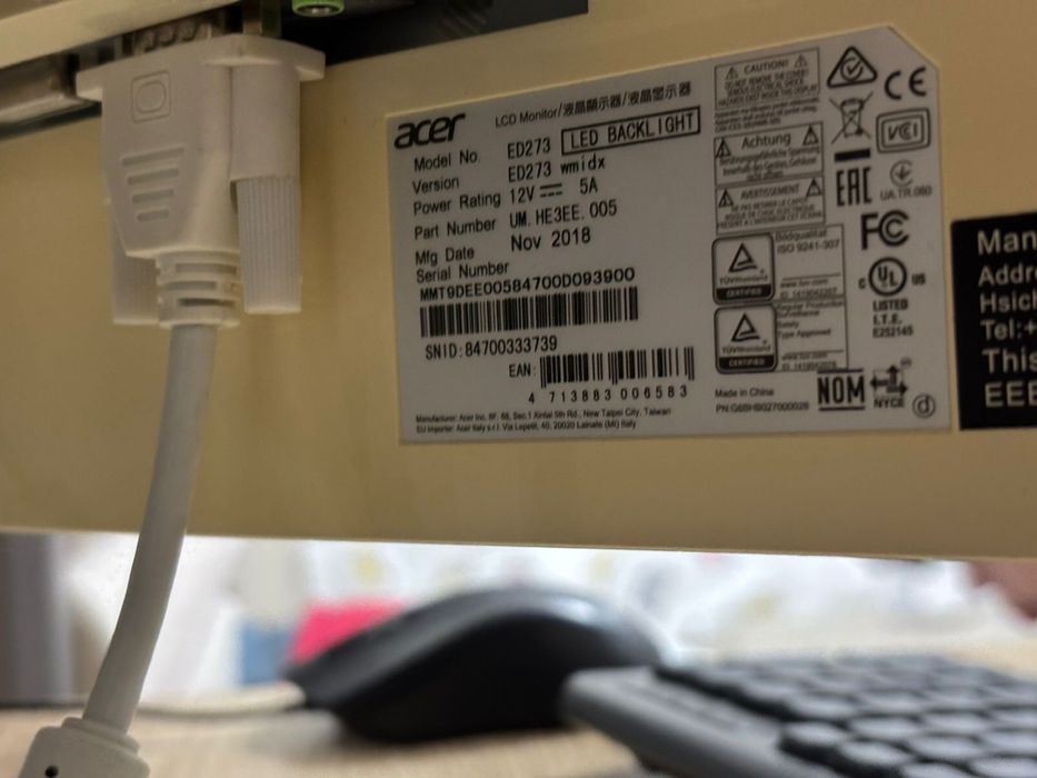 Монитор Acer ED273